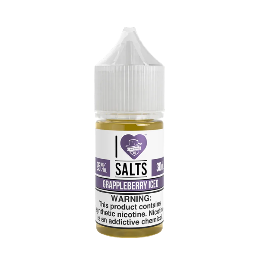 I LOVE SALTS BY MAD HATTER - GRAPPLEBERRY ICED - 30ML