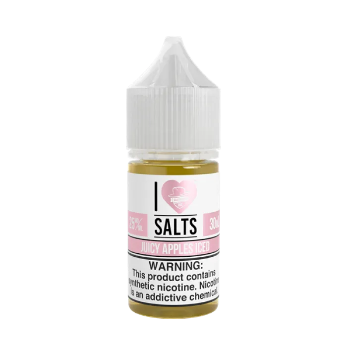 I LOVE SALTS BY MAD HATTER - JUICY APPLES ICED - 30ML