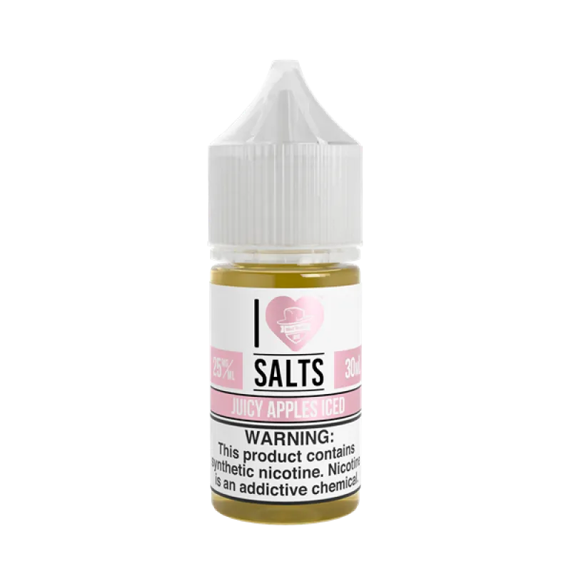 I LOVE SALTS BY MAD HATTER - JUICY APPLES ICED - 30ML